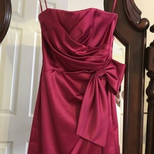 WHBM 6 fuchsia/pink cocktail dress